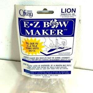 Vintage 1993 NOS Sealed E-Z Bowz Inc  Instruction Kit Creates 8 Types of Bows